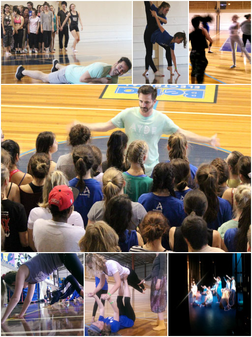 Australian Youth Dance Festival 2014 photo collage
