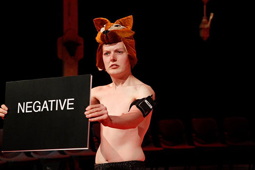 'Negative' from BalletLab's performance Live With It. Photo: Jeff Busby