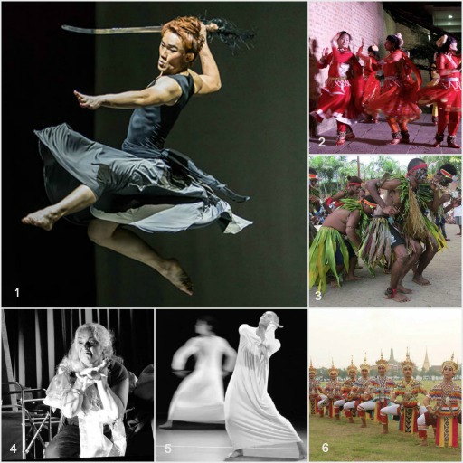Collage of dance event highlights from the 2013 edition of Asia-Pacific Channels
